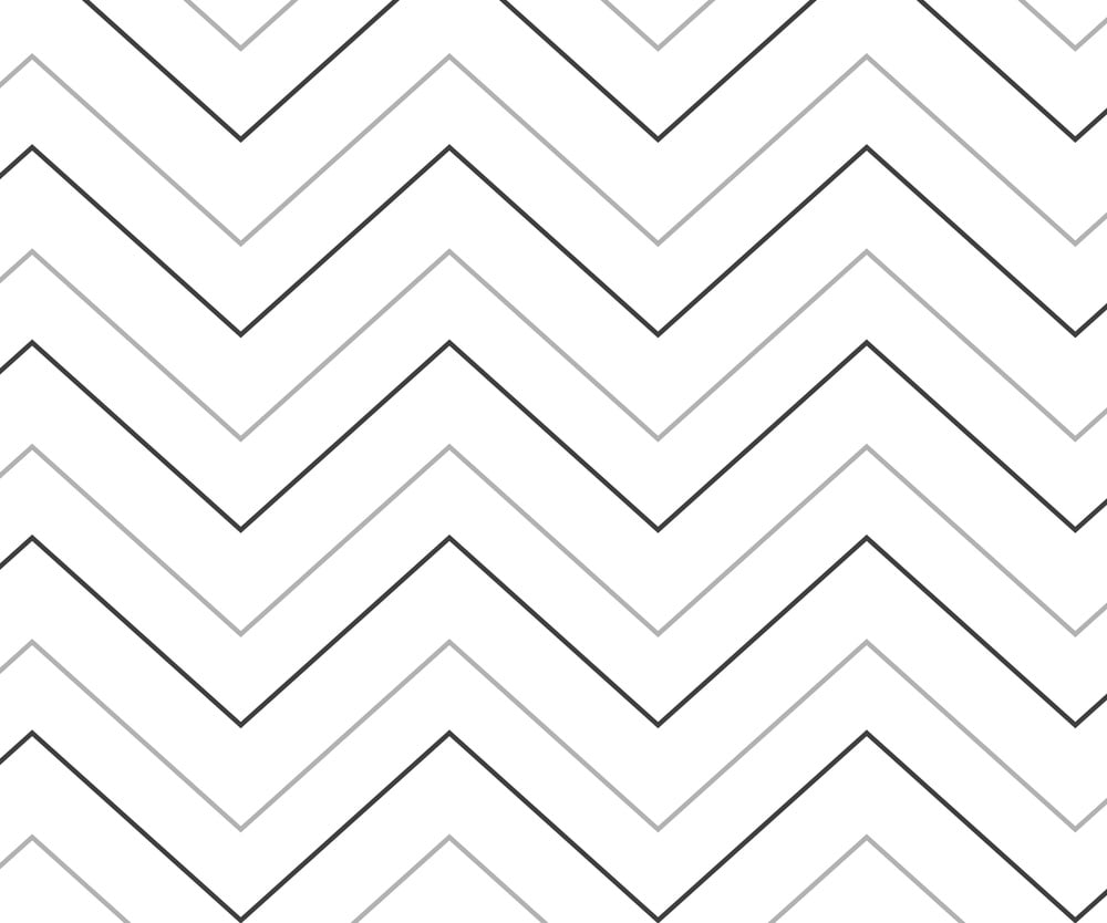 Wave Line and Wavy Zigzag Pattern Lines. Abstract Wave Geometric